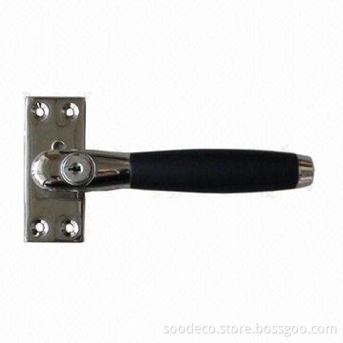 Window handle with plated finish, OEM orders are welcome